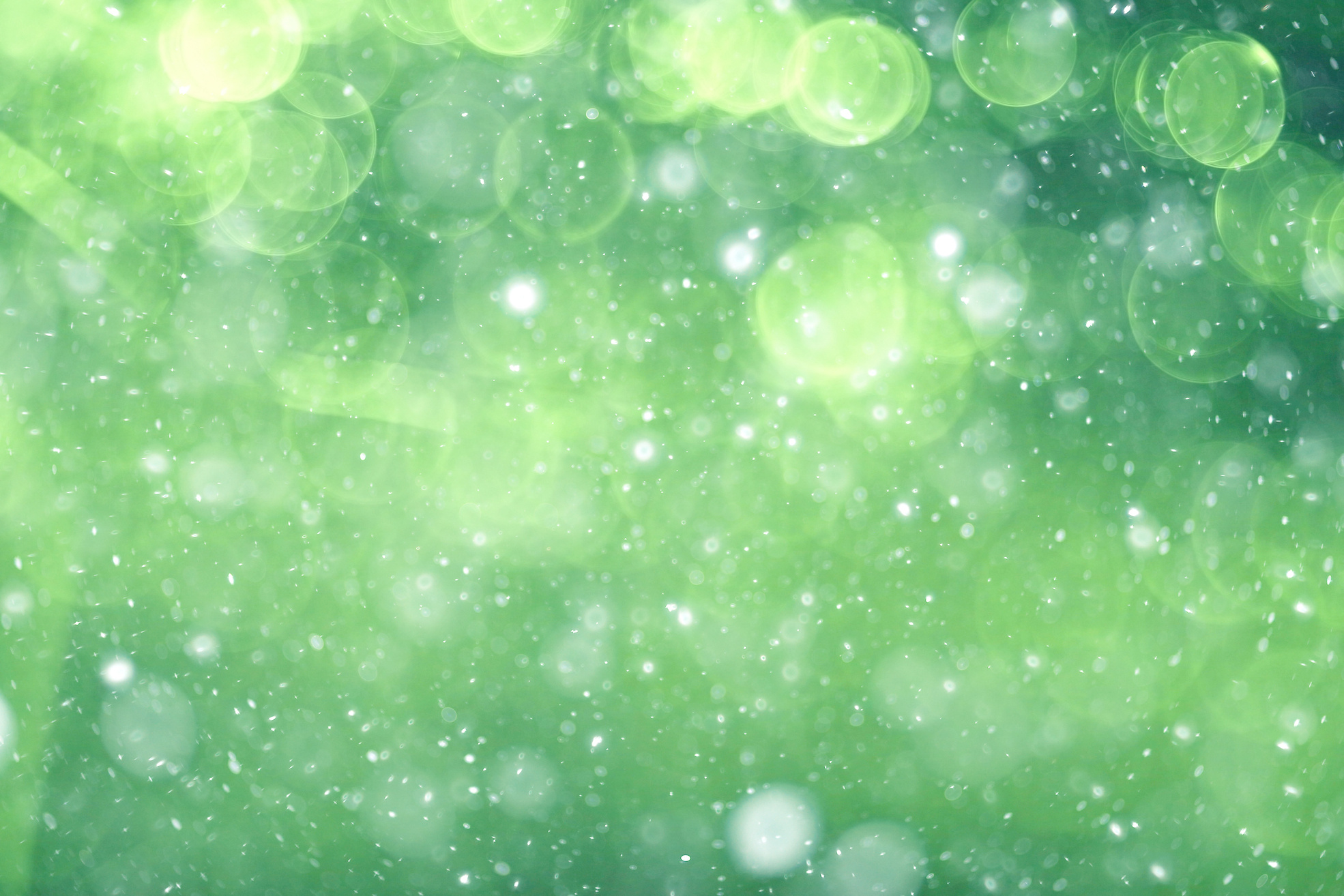 Green Bokeh Background